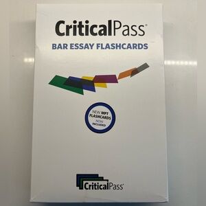 Critical Pass MEE + MPT Flashcards